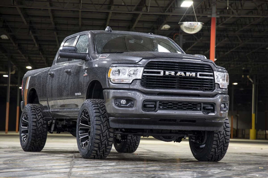 Rough Country 5 Inch Lift Kit | Non-AISIN | V2 | Ram 2500 4WD (2019-2024) 36070 - Back View