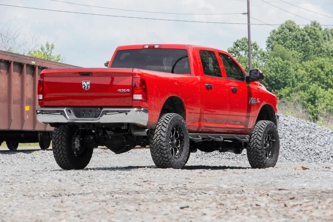 Rough Country 5 Inch Lift Kit | Radius Arm Drop | SRW | Ram 3500 4WD (2013-2015) 35620 - Rear View