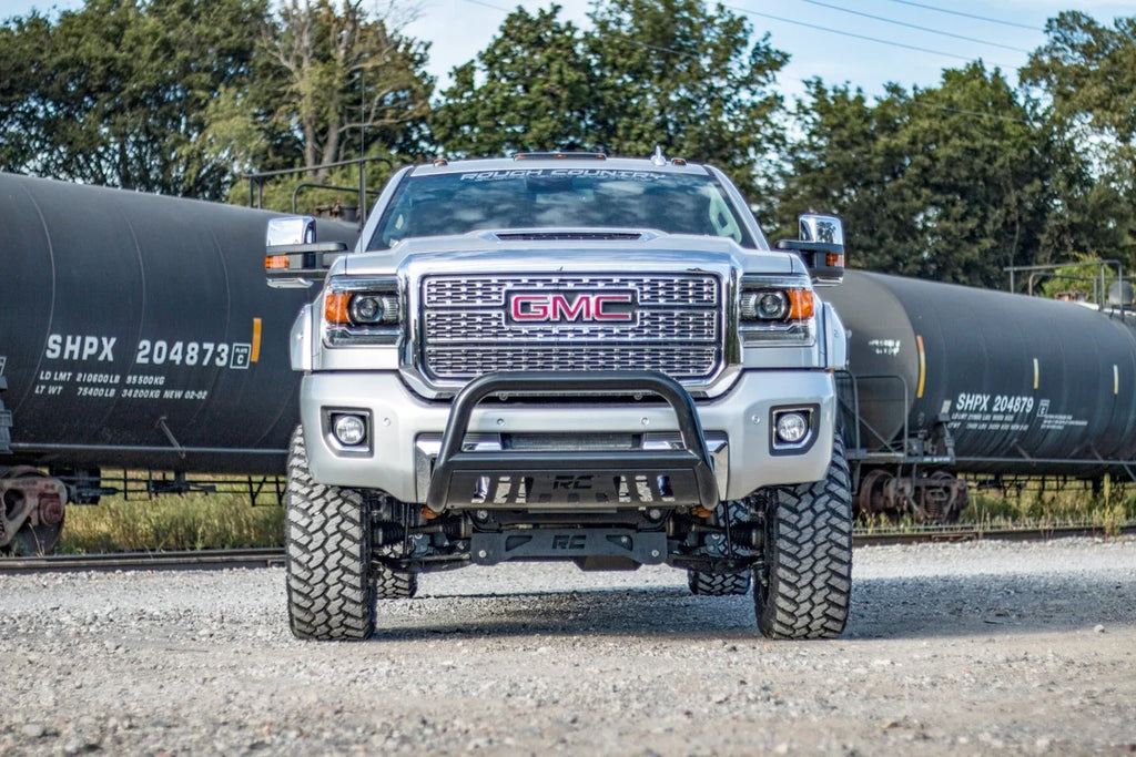 Rough Country 5 Inch Lift Kit | Torsion Drop | M1 | Chevy/GMC 2500HD/3500HD (11-19) - Back View