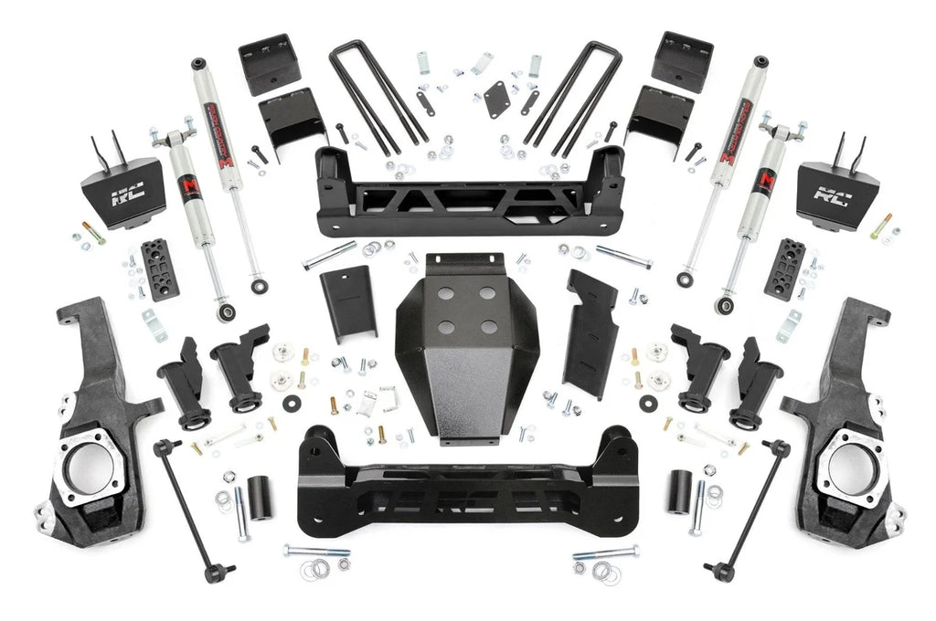 Rough Country 5 Inch Lift Kit | Torsion Drop | M1 | w/ Overloads | Chevy/GMC 2500HD/3500HD (20-26) - Main Product View