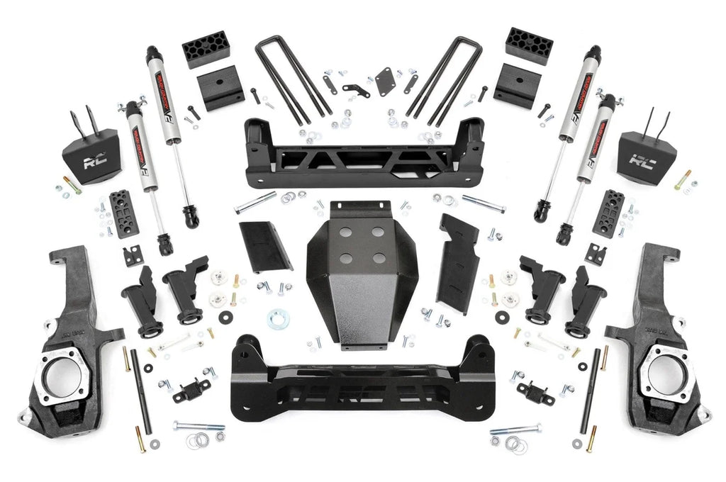 Rough Country 5 Inch Lift Kit | Torsion Drop | V2 | Chevy/GMC 2500HD/3500HD (11-19) - Main Product View