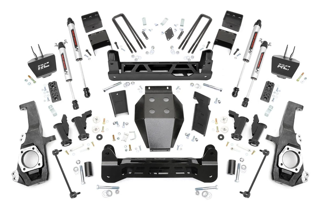 Rough Country 5 Inch Lift Kit | Torsion Drop | V2 | Chevy/GMC 2500HD/3500HD (20-26) - Main Product View