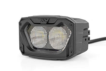 Load image into Gallery viewer, Rough Country 5 Inch Light Pods | White/Amber DRL | Flood | Pair 70118 - Side View