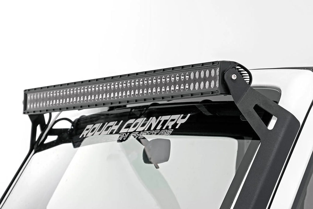 Rough Country 50 Inch Black Series LED Light Bar | Dual Row 70950BL - Back View