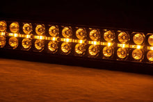 Load image into Gallery viewer, Rough Country 50 Inch Black Series LED Light Bar | Dual Row | Amber DRL 70950BDA - Side View