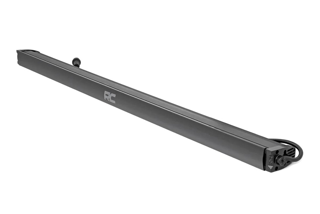 Rough Country 50 Inch Black Series LED Light Bar | Single Row | Cool White DRL 70750BLDRL - Side View