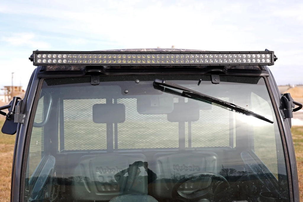 Rough Country 50" Single Row LED Light Kit | Black Series | Front-Facing | Kubota RTV-X900/RTV-X1100 98008 - Installation ...