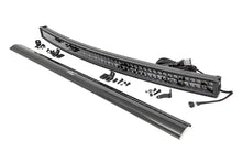 Load image into Gallery viewer, Rough Country 54 Inch Black Series LED Light Bar | Curved | Dual Row | Cool White DRL 72954BD - Main Product View