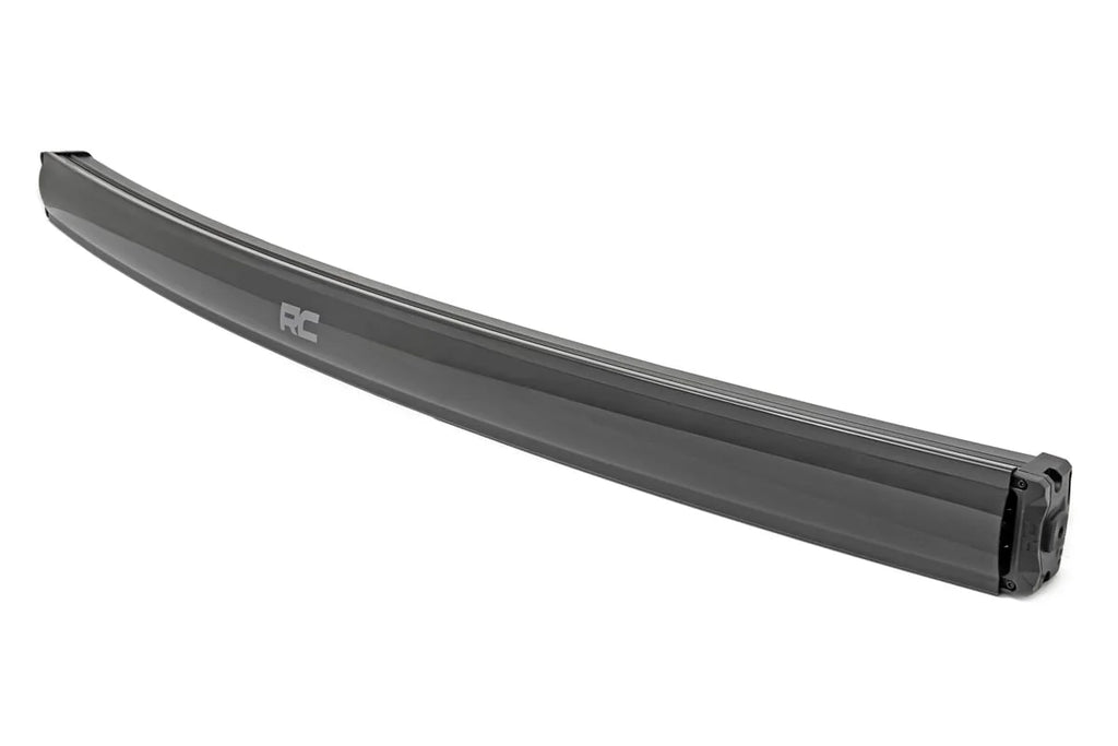 Rough Country 54 Inch Black Series LED Light Bar | Curved | Dual Row | Cool White DRL 72954BD - Back View
