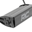 Load image into Gallery viewer, Rough Country 6 Inch Black Series LED Light Bar | Single Row 70707BL - Side View