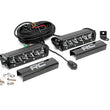 Load image into Gallery viewer, Rough Country 6 Inch Chrome Series LED Light Bar | Single Row | Pair 70706 - Main Product View