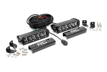 Load image into Gallery viewer, Rough Country 6 Inch Chrome Series LED Light Bar | Single Row | Pair 70706 - Main Product View