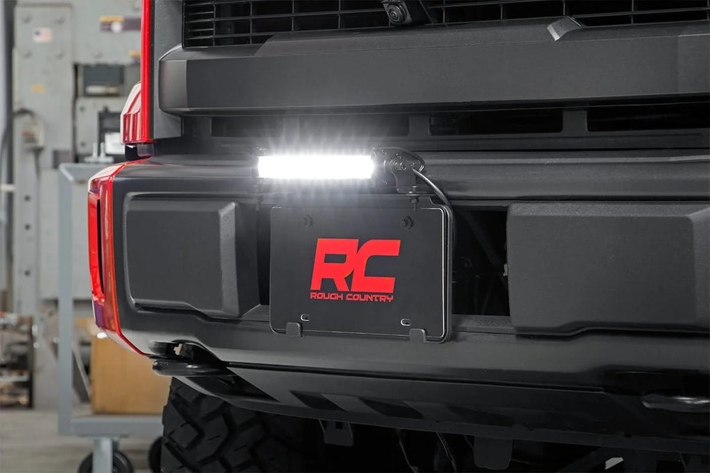 Rough Country 6 Inch Chrome Series LED Light Bar | Single Row | Pair 70706 - Installation View
