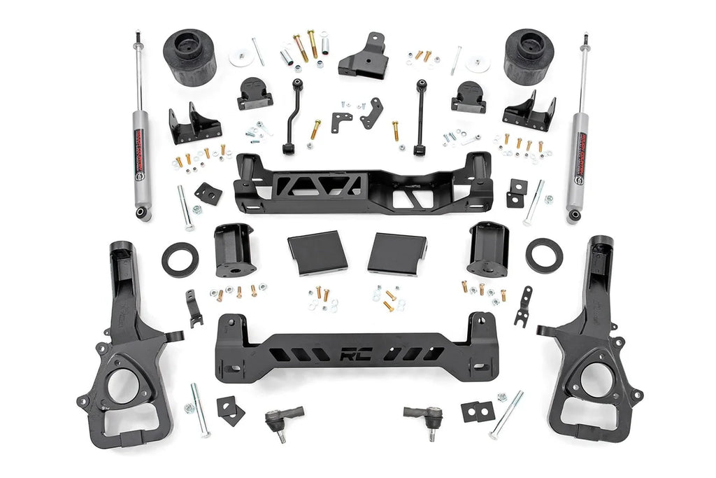 Rough Country 6 Inch Lift Kit | 22XL | Ram 1500 2WD (2019-2024) 31730 - Kit Contents