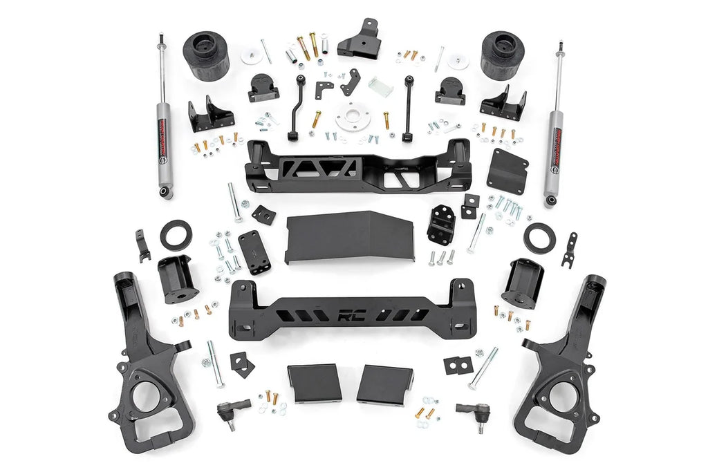Rough Country 6 Inch Lift Kit | 22XL | Ram 1500 4WD (2019-2024) 33930A - Kit Contents