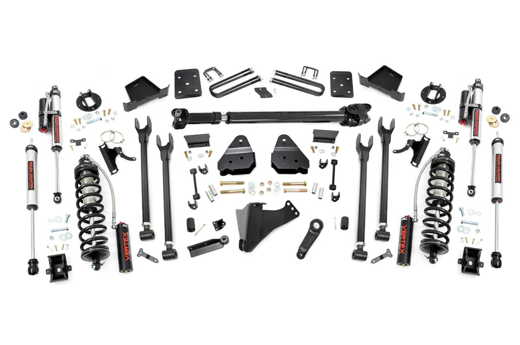 Rough Country 6 Inch Lift Kit  |  4-Link  |  No OVLD  |  D/S  |  C/O Vertex | Ford F-250/F-350 Super Duty (17-22) 52659 - ...