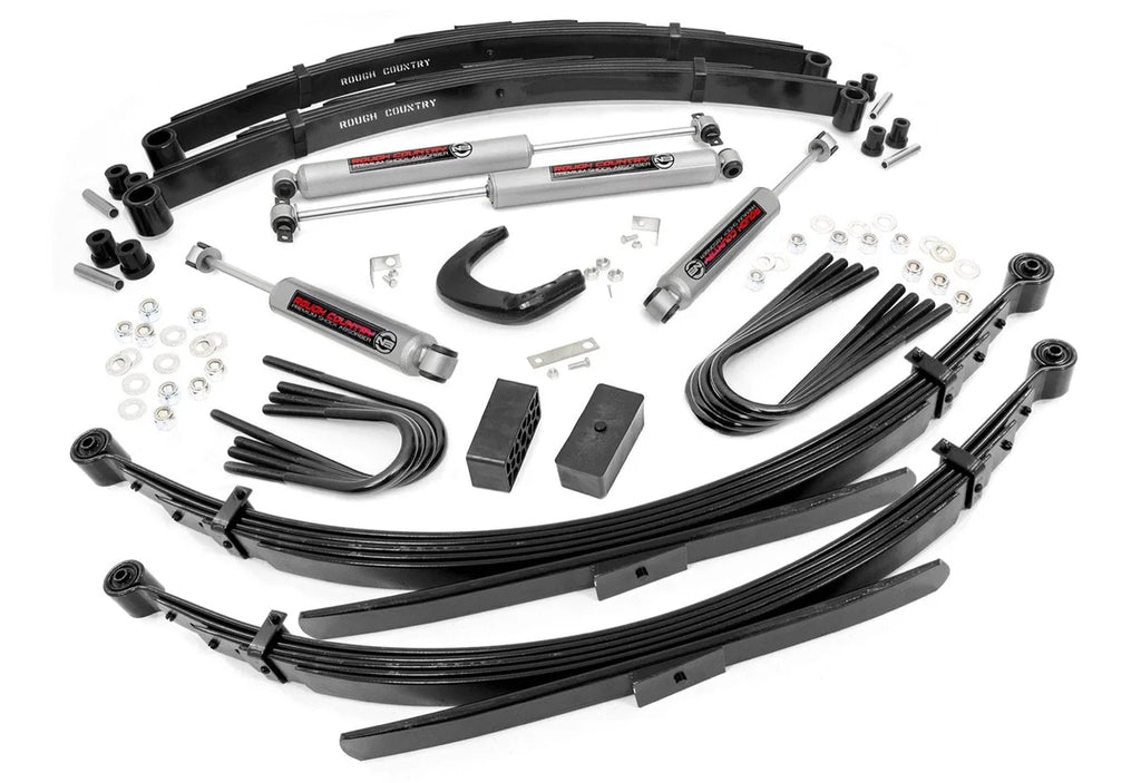 Rough Country 6 Inch Lift Kit | 52 Inch Rear Springs | Chevy/GMC 3/4-Ton Suburban/C25/K25 Truck (73-76) 12930