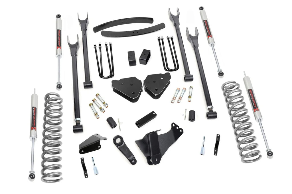 Rough Country 6 Inch Lift Kit | Diesel | 4 Link | M1 | Ford F-250/F-350 Super Duty (05-07) 58040 - Main Product View