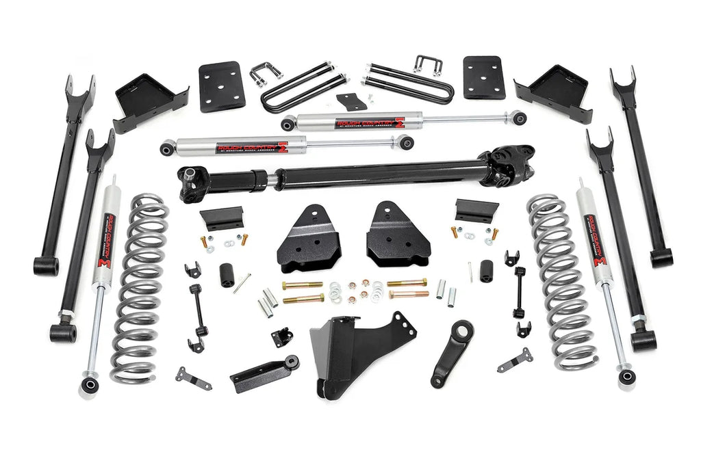 Rough Country 6 Inch Lift Kit | Diesel | 4-Link | M1 | Ford F-250/F-350 Super Duty (17-22) 50741 - Kit Contents