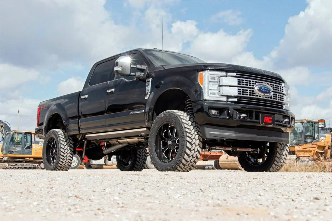 Rough Country 6 Inch Lift Kit | Diesel | 4 Link | OVLD  | D/S | Ford F-250/F-350 Super Duty (17-22) 50821 - Back View
