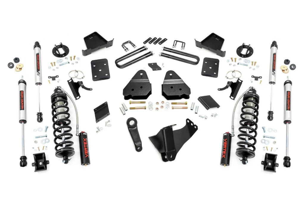 Rough Country 6 Inch Lift Kit  |  Gas  |  OVLD  |  C/O V2 | Ford F-250 Super Duty (15-16) 54958