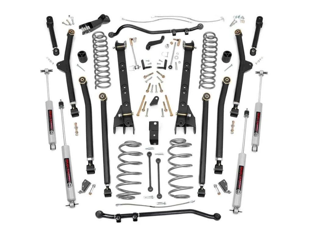 Rough Country 6 Inch Lift Kit | Long Arm | Jeep Wrangler Unlimited 4WD (2004-2006) 63122