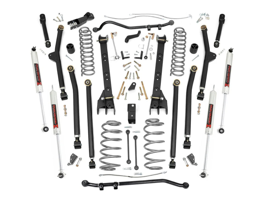 Rough Country 6 Inch Lift Kit | Long Arm | M1 | Jeep Wrangler TJ 4WD (1997-2006) - Main Product View