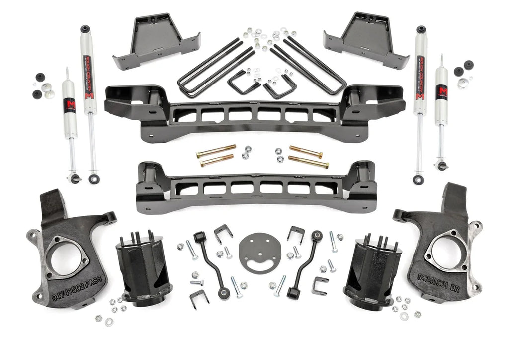 Rough Country 6 Inch Lift Kit | M1 Shocks | Chevy/GMC 1500 2WD (99-06 & Classic) 23440 - Main Product View