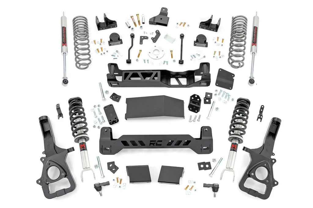 Rough Country 6 Inch Lift Kit | M1/M1 | Dual Rate Coils | Ram 1500 4WD (2019-2024) 33440 - Main Product View