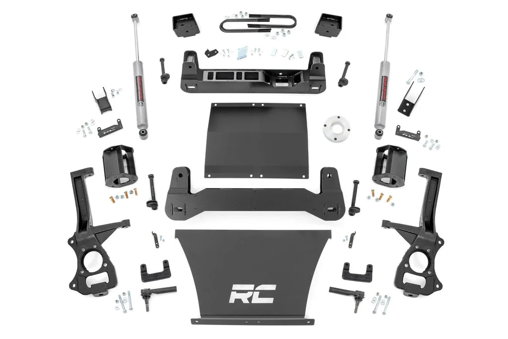 Rough Country 6 Inch Lift Kit | Mono Leaf Rear | Chevy Silverado 1500 2WD (2025-2026) - Main Product View