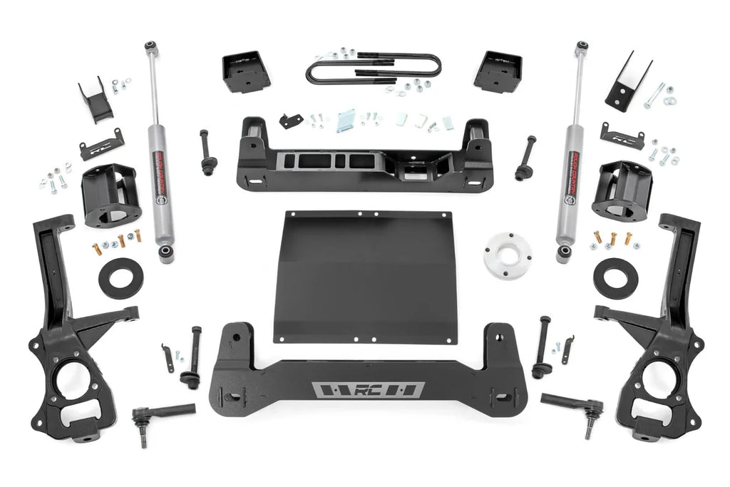 Rough Country 6 Inch Lift Kit | Mono Leaf Rear | Diesel | GMC Sierra 1500 2WD (2025-2026) - Main Product View