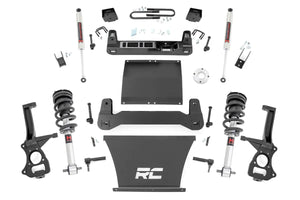 Rough Country 6 Inch Lift Kit | Mono Leaf Rear | M1 Struts/M1 | Chevy Silverado 1500 (25-26) - Main Product View