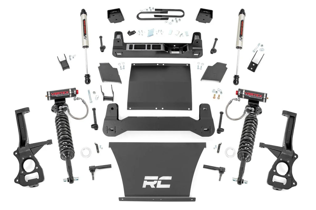 Rough Country 6 Inch Lift Kit | Mono Leaf Rear | Vertex/V2 | Chevy Silverado 1500 (22-24) 21657 - Main Product View