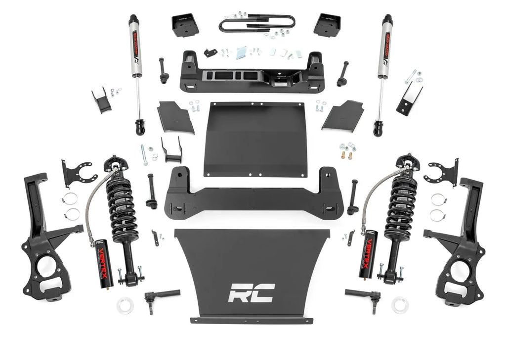 Rough Country 6 Inch Lift Kit | Mono Leaf Rear | Vertex/V2 | Chevy Silverado 1500 (25-26) - Main Product View