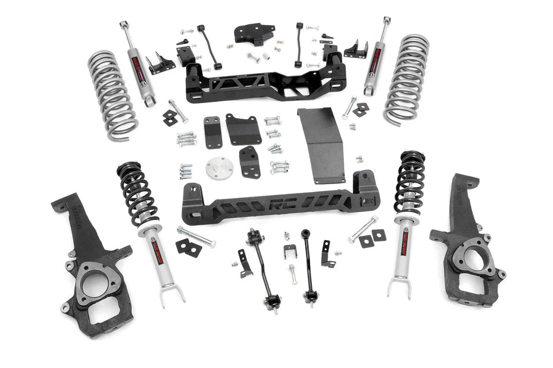 Rough Country 6 Inch Lift Kit | N3 Struts | Ram 1500 4WD 32932 - Side View