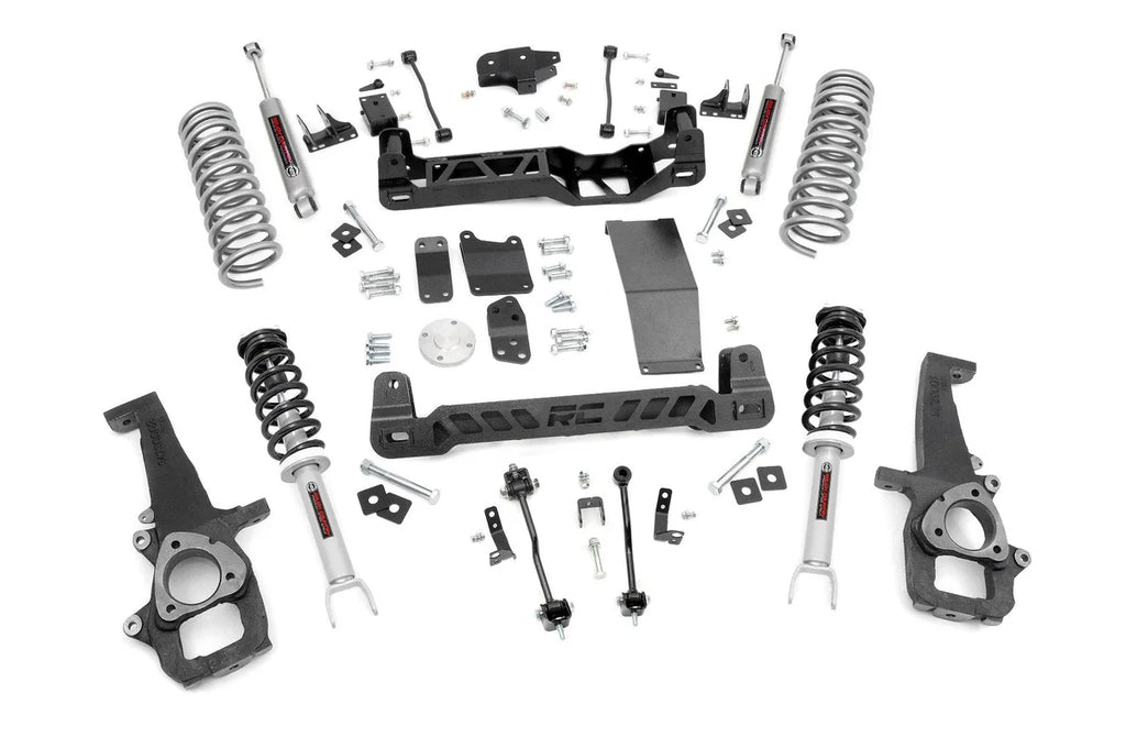 Rough Country 6 Inch Lift Kit | N3 Struts | Ram 1500 4WD 32932 - Side View