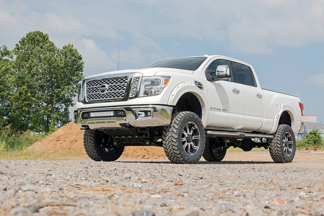 Rough Country 6 Inch Lift Kit | Nissan Titan XD 4WD (2016-2024) 87730 - Installation View