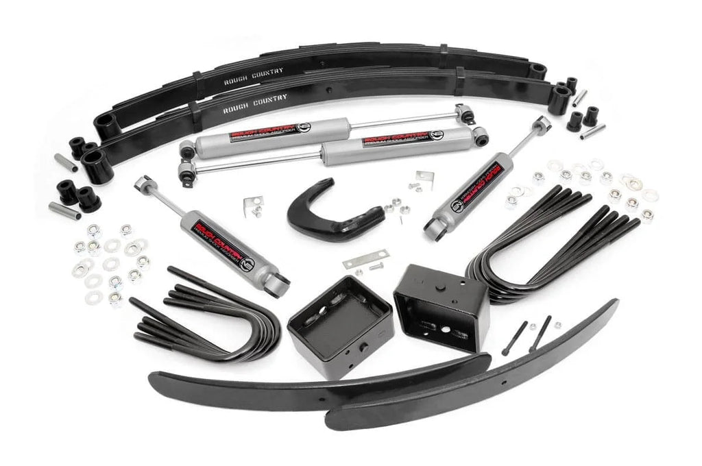 Rough Country 6 Inch Lift Kit | Rear Blocks | Chevy/GMC C10/K10 C15/K15 Truck/Half-Ton Suburban/Jimmy (73-76) 12530