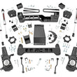 Load image into Gallery viewer, Rough Country 6 Inch Lift Kit | V2 | Chevy/GMC Sierra/Silverado 2500 4WD (1999-2004)