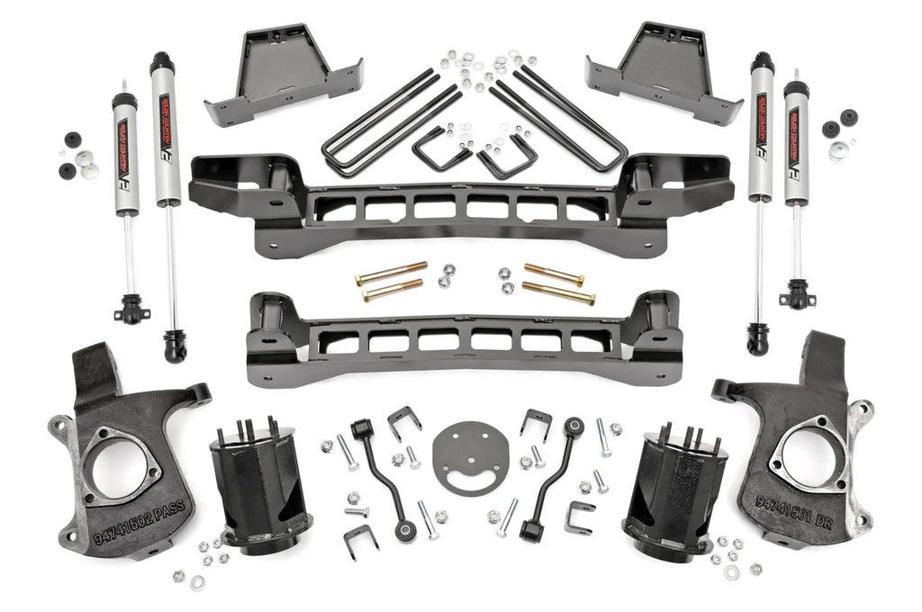 Rough Country 6 Inch Lift Kit | V2 Shocks | Chevy/GMC 1500 2WD (99-06 & Classic) 23470 - Main Product View