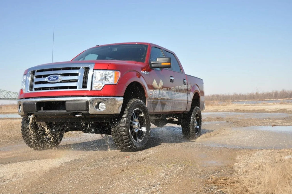 Rough Country 6 Inch Lift Kit | Vertex | Ford F-150 4WD (2009-2010) 59850 - Side View