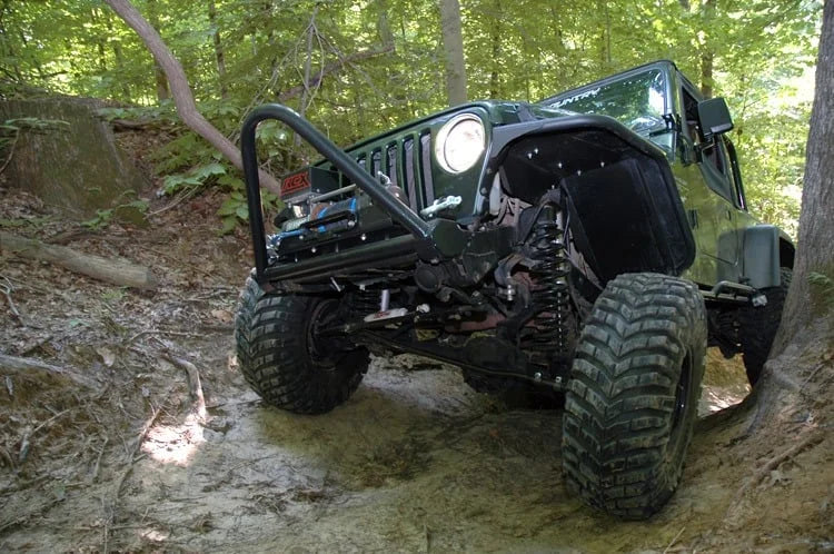 Rough Country 6 Inch Lift Kit | X-Series | V2 | Jeep Wrangler TJ (97-06)/Wrangler Unlimited (04-06) - Installation View