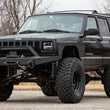 Load image into Gallery viewer, Rough Country 6.5 Inch Lift Kit | Long Arm | NP231 | Jeep Cherokee XJ 4WD (1984-2001) 67222 - Back View