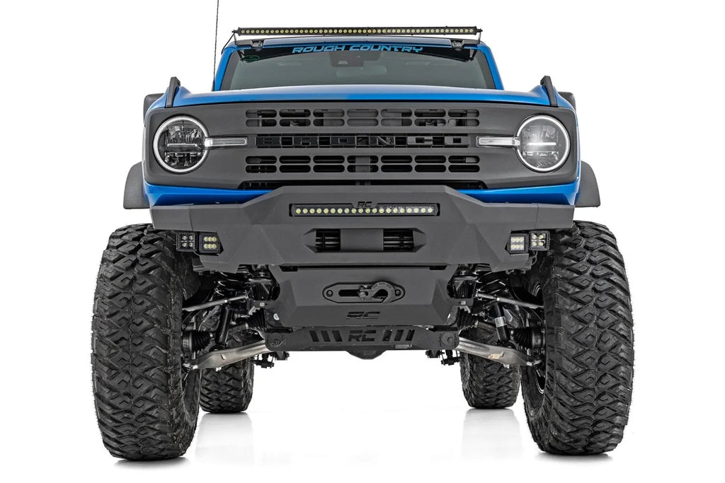 Rough Country 7 Inch Lift Kit | 4-Door Base | Ford Bronco 4WD (2021-2024) 51083 - Back View