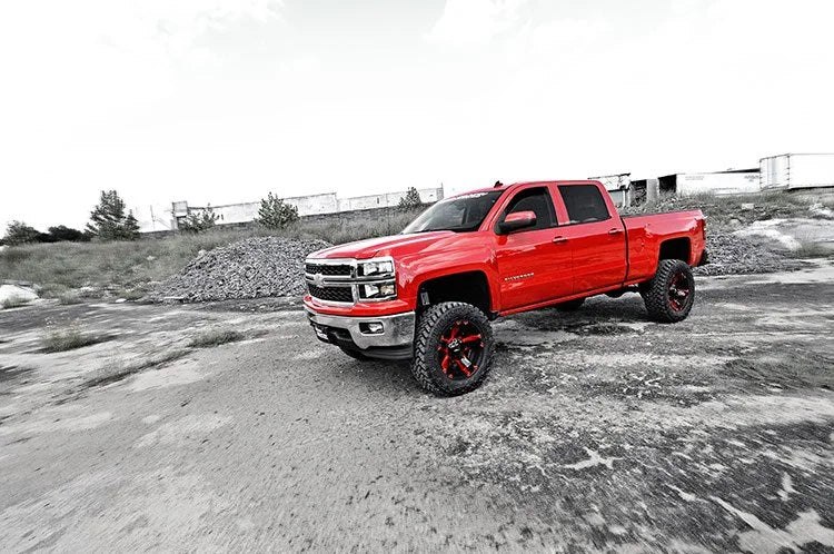 Rough Country 7 Inch Lift Kit | Bracket | M1 Struts/M1 | Chevy/GMC 1500 (14-16) 29840 - Installation View