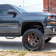 Load image into Gallery viewer, Rough Country 7 Inch Lift Kit | Bracket | Vertex/V2 Shks | Chevy/GMC 1500 (14-16) 29857 - Back View