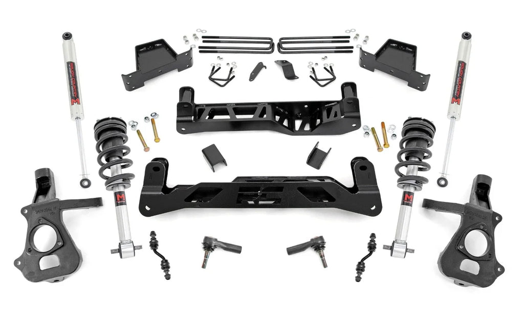 Rough Country 7 Inch Lift Kit | Cast Steel | M1 Struts/M1 | Chevy/GMC 1500 (14-18 & Classic) 23740