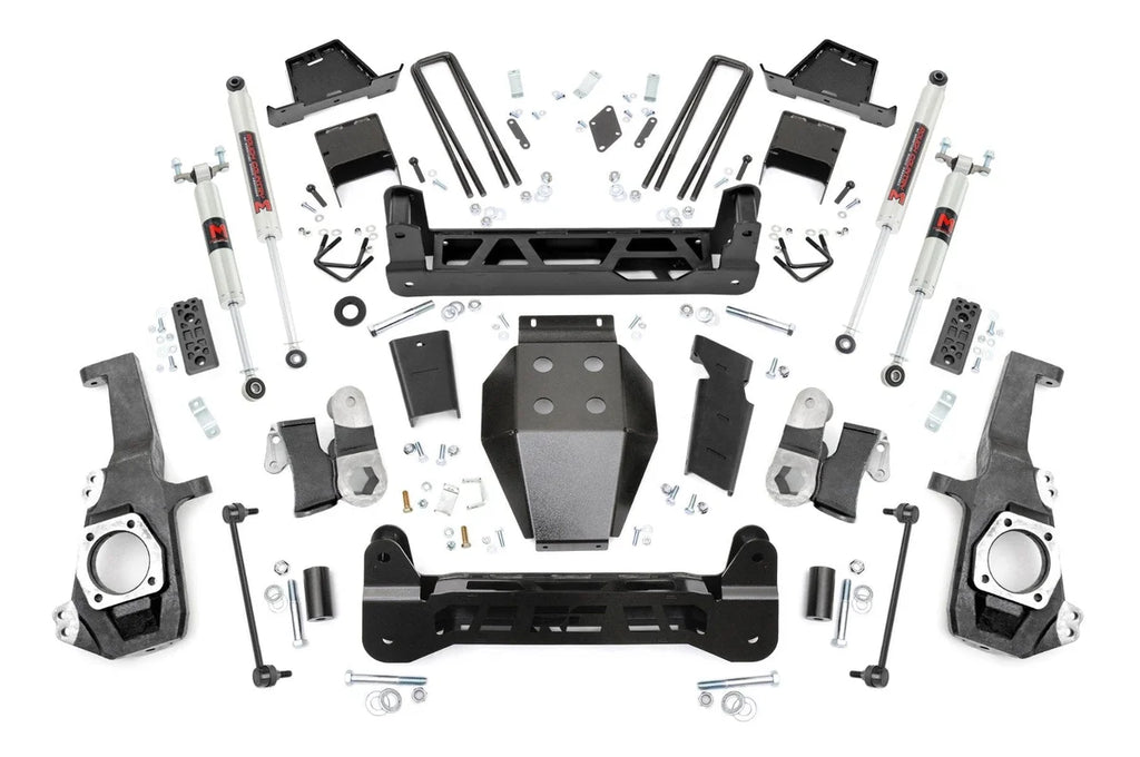 Rough Country 7 Inch Lift Kit | NTD | M1 | w/ Overloads | Chevy/GMC 2500HD/3500HD (20-26) - Main Product View