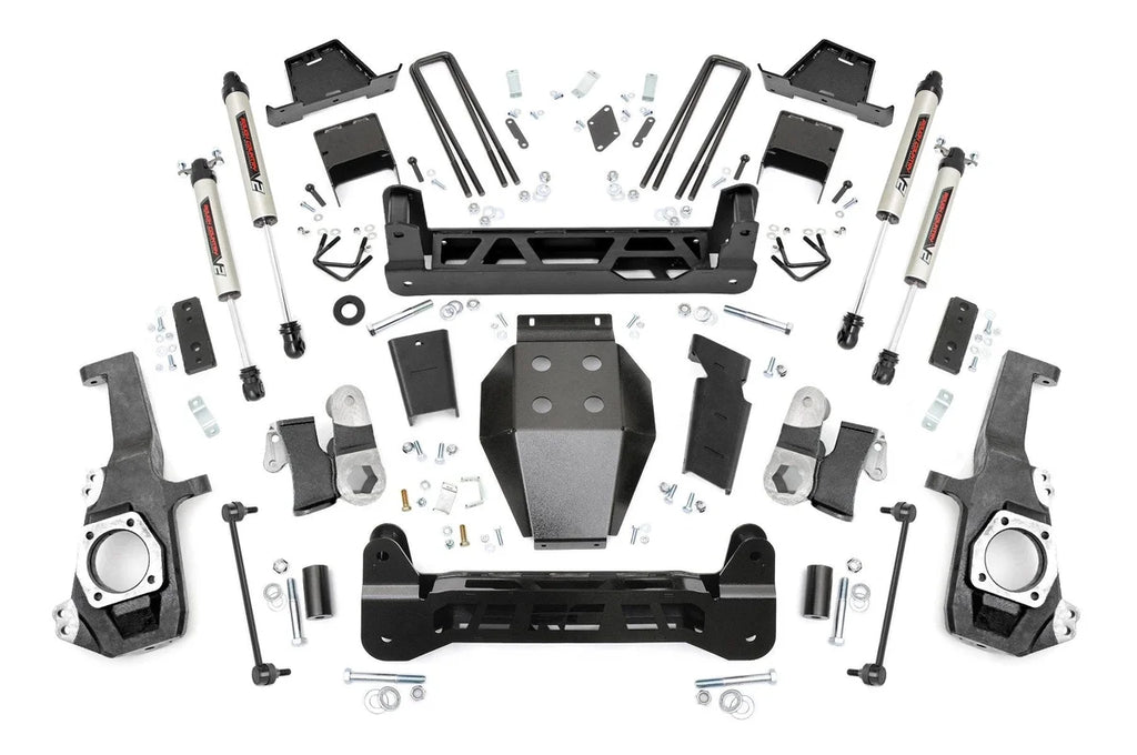 Rough Country 7 Inch Lift Kit | NTD | V2 | Chevy/GMC 2500HD 4WD (20-24) 10170 - Main Product View