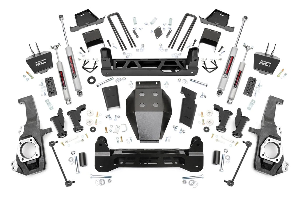 Rough Country 7 Inch Lift Kit | Torsion Drop | Chevy/GMC 2500HD (20-24) 11730 - Main Product View